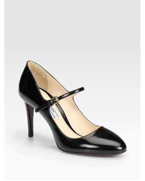 prada patent mary jane pumps|prada mary jane slingback pump.